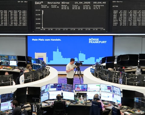 German share price index DAX graph is pictured at the stock exchange in Frankfurt